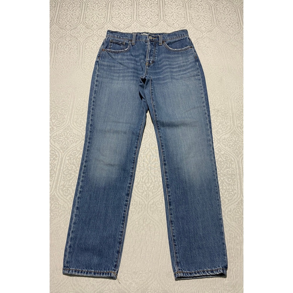Old Navy Og Straight High Rise Built In Tough Jeans Size 16 Medium Wash